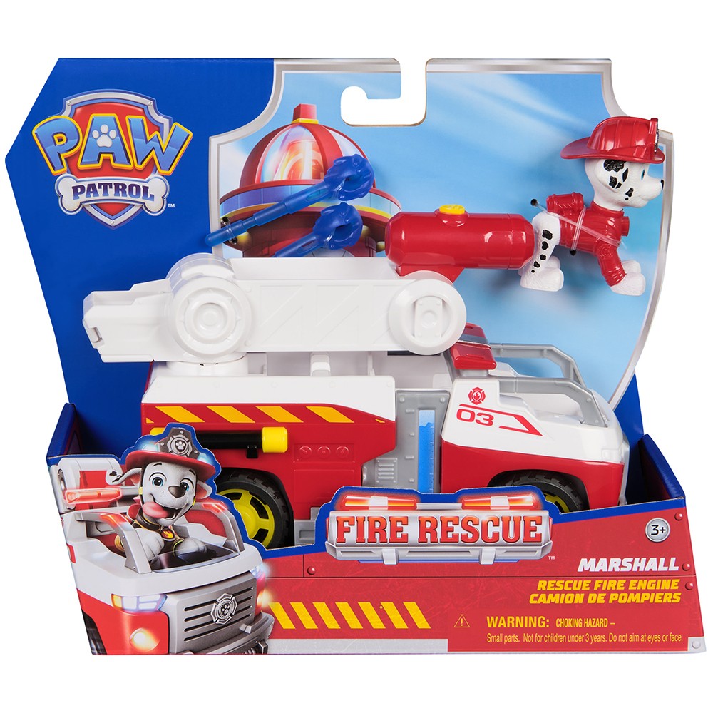 PAW Patrol Fire Rescue Vehicle & Marshall Figure Toy Truck 6072660