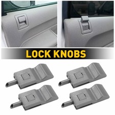 Set of 4 Lock Door Knobs Gray For 2007-2013 C...