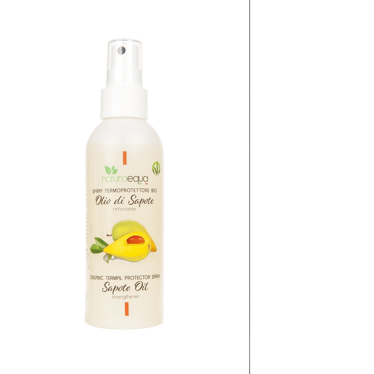 Naturaequa Bio Spray Sapote: Termoprotettore Rinforzante 150ml