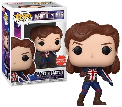 Funko POP! Marvel: What Captain Carter - GameStop Exclusive - Photo 1/3