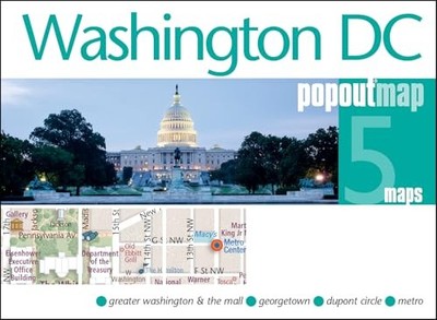PopOut Maps - Washington DC PopOut Map  - Sheet map - H31z