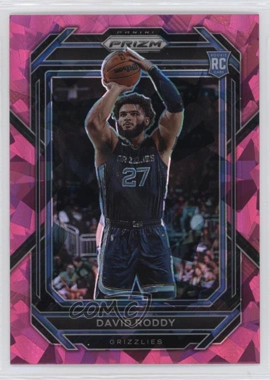 2022-23 Panini Prizm Pink Ice Prizm David Roddy #261 0r23
