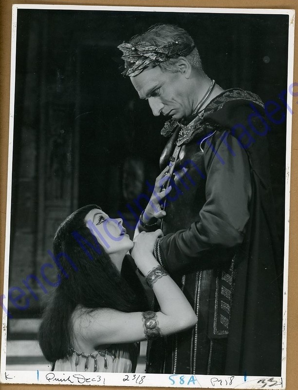 Vivien Leigh, Laurence Olivier by Angus McBean, Antony & Cleopatra 8x10" 13A78