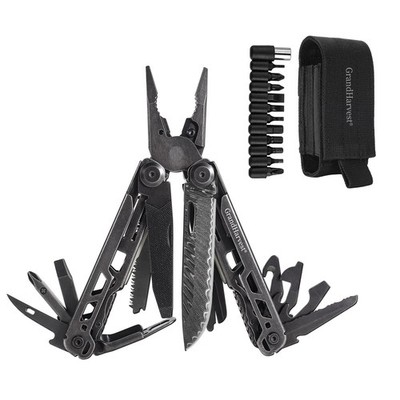 GrandHarvest Multitool, 25-in-1 4.17 x 1.5 x 0.87 inches, Battle Damage Color