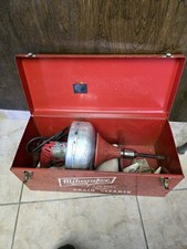 Milwaukee 0566-1 Heavy Duty Drain Cleaner Working