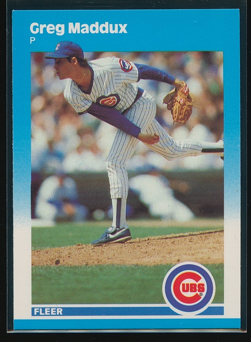 Greg Maddux 1987 Fleer Update #U-68 Rookie RC HOF
