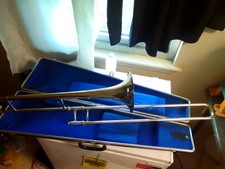 Reynolds Medalist Trombone with case no mouthpiece- plenty of scuffs/used/as is