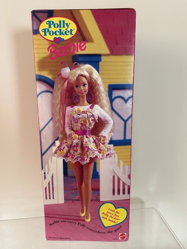 Mattel POLLY POCKET BARBIE Doll 1994 MIB, Hills Store Exclusive - Picture 4 of 4