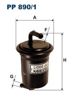 Filtron Pp 890/1 Kraftstoff Filter FüR Mazda, Proton
