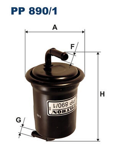 Filtron Pp 890/1 Kraftstoff Filter FüR Mazda, Proton-image