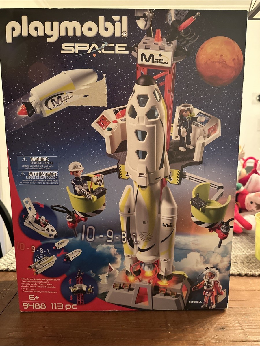 PLAYMOBIL Mission Rocket with Launch Site (9488) for sale online