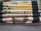 Vintage Eagle Claw Trailmaster 8 pc 5 Way Travel Rod w/ Case — photo 8