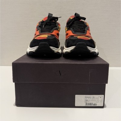 Valentino Garavani Bounce Men s orange Camo Sneakers