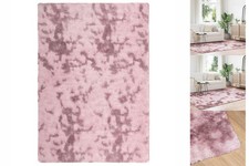 Teppich Shaggy Hochflor NAVARRA Altrosa 160x230 Cm Polyester