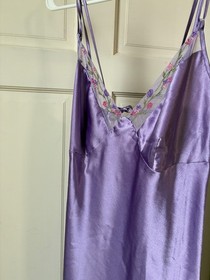 VTG Gilligan & OMalley Slip Lingerie Lavendar Polyester Lace  M 54"