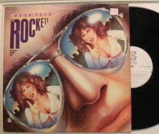 The Rockets Promo Lp Back Talk On Elektra - Vg  To Nm / Vg 