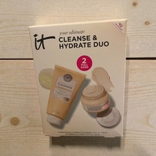 IT Cosmetics Cleanse  Hydrate Duo Confidence Cleanser  Cream NEW