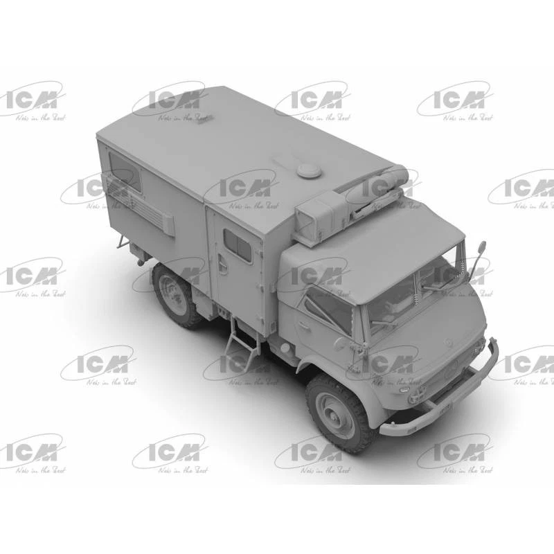 Modello Camion Unimog 404 S "Koffer" Camion Militare Tedesco Icm 35136 1/35 - Immagine 4 di 4