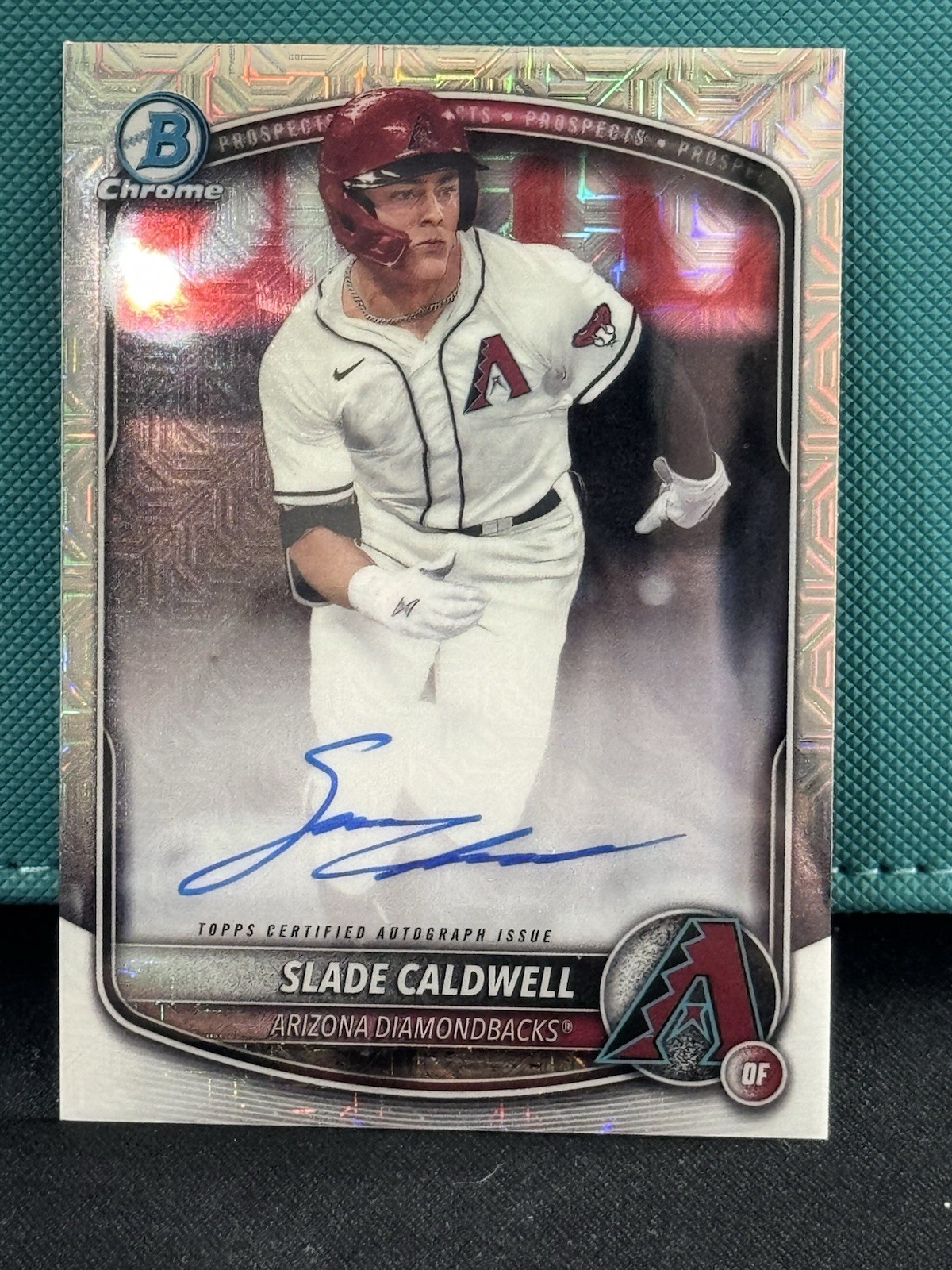 2025 Bowman Chrome Prospect Mega Box Autographs Slade Caldwell #BMA-SC Auto MOJO
