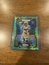2023 Panini Prizm Rookie Dontayvion Wicks Neon Green Pulsar RC Green Bay Packers