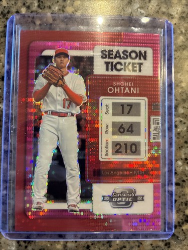 2022 Panini Chronicles - Contenders Optic Shohei Ohtani #4 Pink Pulsar Prizm