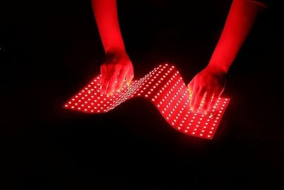 4 Stück Weiche LED Hintergrundbeleuchtung Blatt RGB Hintergrundbeleuchtung Flexibel Schneidbar 19'' x 9,5''