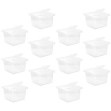 Multi-function Reptile Box For Snakes Lizards Frogs 12Pcs Clear