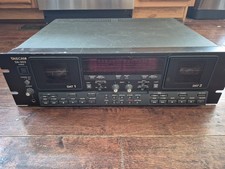 Tascam DA-302 Dual DAT Tape Deck - For Parts Or Repair - Powers On - Rare -