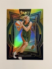 2025 Panini Select WNBA LAUREN JACKSON BLACK GOLD 1/5 Storm First on Print /5