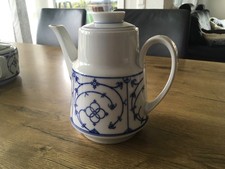 Winterling Kaffeekanne, Strohblume, Indisch Blau 