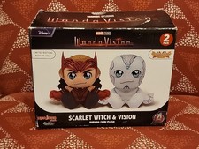 Bleacher Creatures Marvel WandaVision Scarlet Witch Vision Kuricha Chibi Plush 