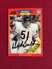 1989, Dick Butkus, Autographed (JSA) 