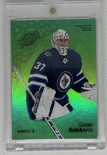 2022-23 Skybox Metal Connor Hellebuyck Green Precious Metal Gems /10 True PMG