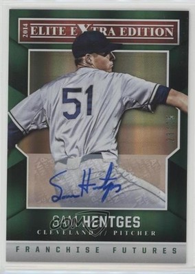 2014 Panini Elite Extra Edition 23/25 Sam Hentges #60 Auto 2x4