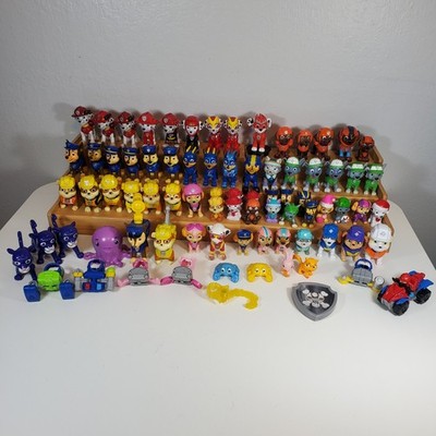 Paw Patrol Huge Lot 73+ Figures Toy Bundle Chase Marshall Skye Rumble Zuma Dogs