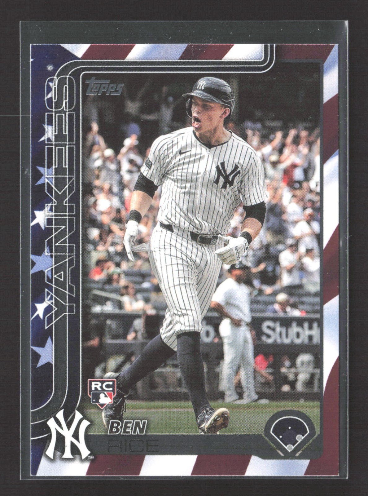 2025 Topps Ben Rice Independence Day Rc /76 #337