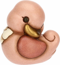 - Paperella Rosa - Ceramica - Collezione Bomboniera - 5.1 X 4.2 X 5.2 Cm