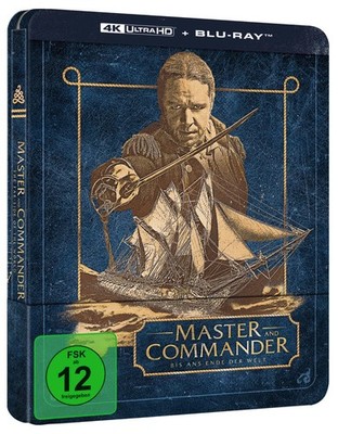 Master and Commander - Limited Edition 4k UHD + Blu-ray Steelbook New & Sealed