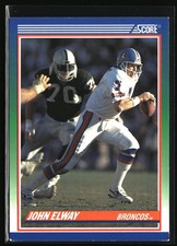1990 Score 100 Hottest #10 John Elway