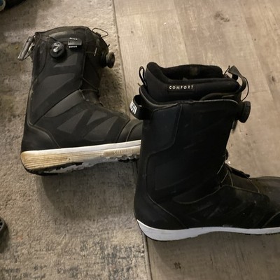Salomon Launch BOA SJ Men's Snowboard Boots Black Size 11.5 Ortholite Dial