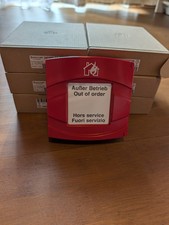 6x Notifier NFXI-DKME-R Handfeuermelder Hausalarm | Rot | mit Isolator | NEU OVP