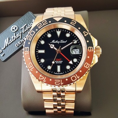 Mathey Tissot Uhr GMT worldwide gold 2026