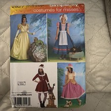 Simplicity 2827 Costume Pattern Women and Pets Matching Cosplay Holiday 14-20