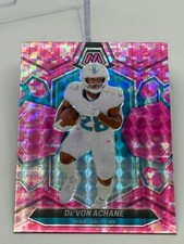 2024 Panini Mosaic Football Card #135 De'Von Achane Miami Dolphins Pink Mosaic