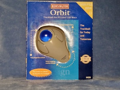 Kensington Orbit Trackball Mouse (with USB to PS/2 adapter and manual)