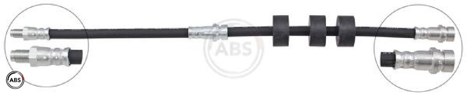Bremsschlauch 440 mm OUT M10x1.0 INN M10x1.0 A.B.S. für u.a. FORD MAVERICK - Bild 2