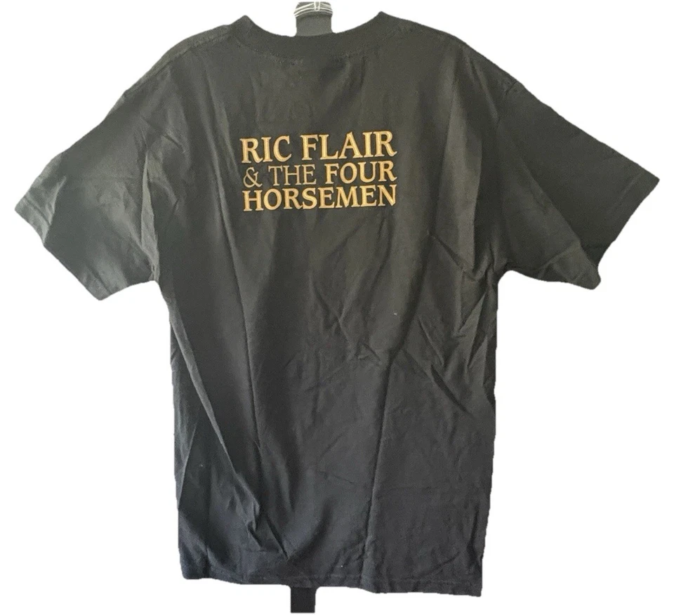 Camisa WWE Ric Flair & The Four Horsemen Doble Cara Talla M Auténtica De Colección 2007 Foto 4 de 4