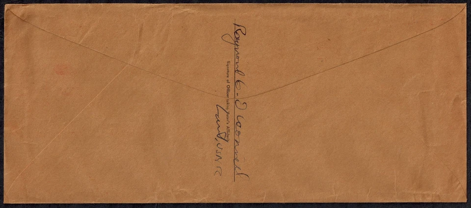 EUA 1944 Navy Ensign War Vot para ÚLTIMA ELEIÇÃO FDR RARA - Imagem 2 de 2