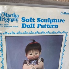 Miss Marthas Originals 1982 soft doll pattern Collette C260 New but open package
