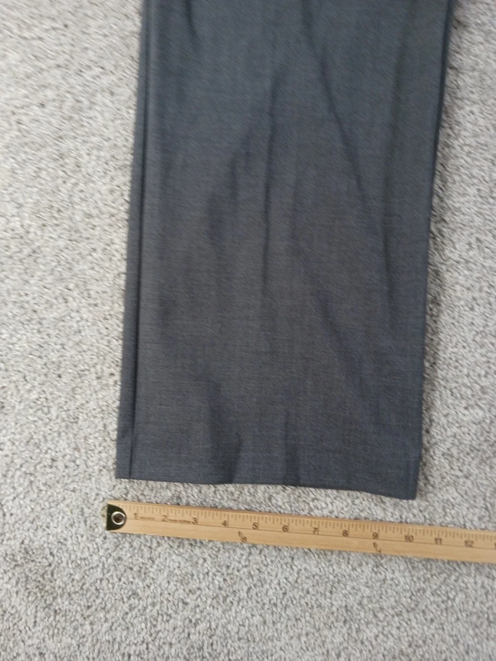Worthington 22W Perfect Trouser Womens Dress Pants Gray Polyester Blend - Image 3 of 4